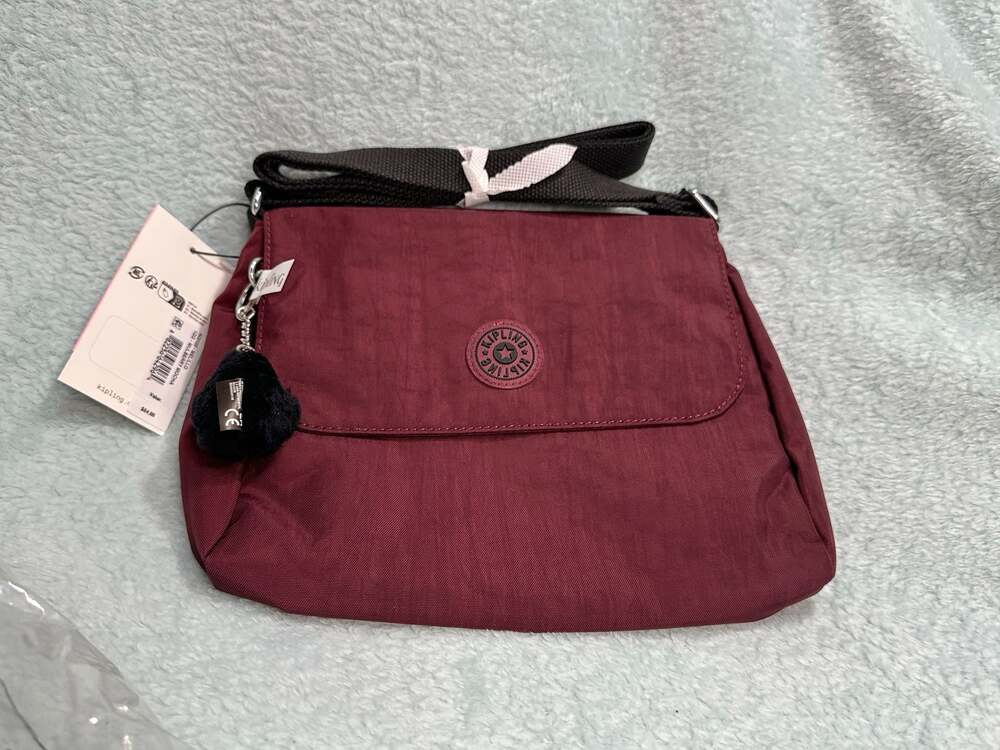 Kipling Melillo Crossbody Bag in Mulberry Mocha
